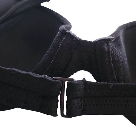 Aerie Women's Size 32B Black Lightly Lined Underwire Adjustable Straps Bra - Picture 2 of 7